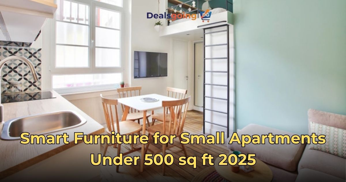 Smart Furniture for Small Apartments Under 500 sq ft 2025